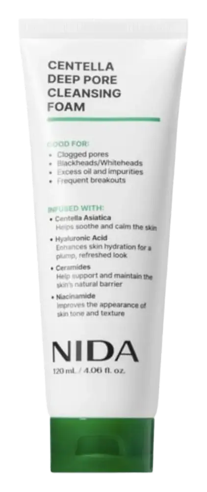 Nida Centella Deep Pore Cleansing Foam