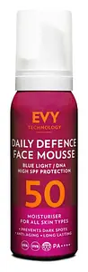 Evy Technology Daily Defence Skin Cancer Awareness Face Mousse SPF50 PA++++