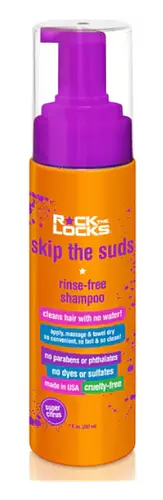 Rock The Locks Skip The Suds Foaming Rinse-Free Shampoo Super Citrus