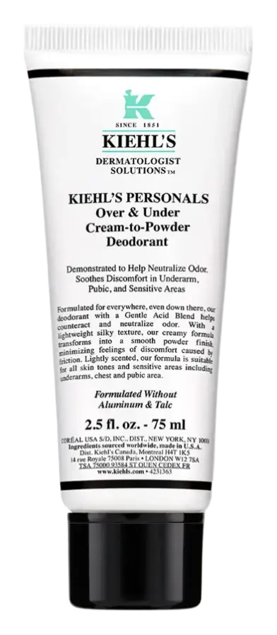 Kiehl's Over & Under Cream-To-Powder Deodorant