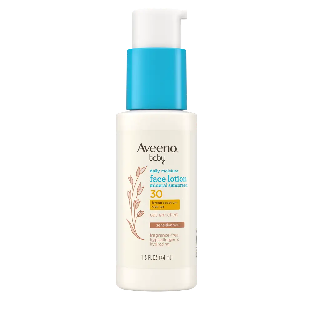 Aveeno Baby Daily Moisture Face Lotion & Mineral Sunscreen SPF 30