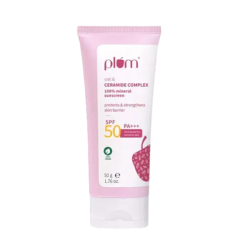 Plum Goodness Oat & Ceramide Complex 100% Mineral Sunscreen SPF 50