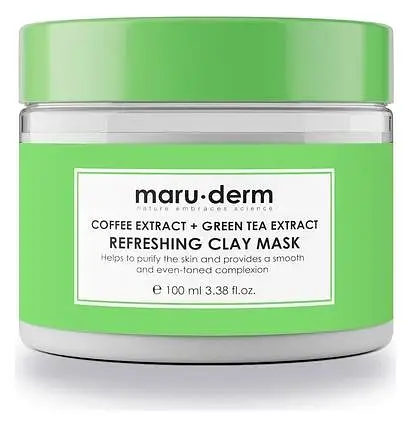maru.derm Coffee Extract + Green Tea Extract Refreshing Clay Mask