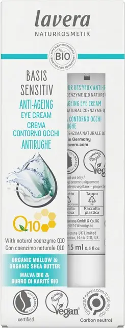 Lavera Basis Sensitiv Anti-Ageing Eye Cream Q10