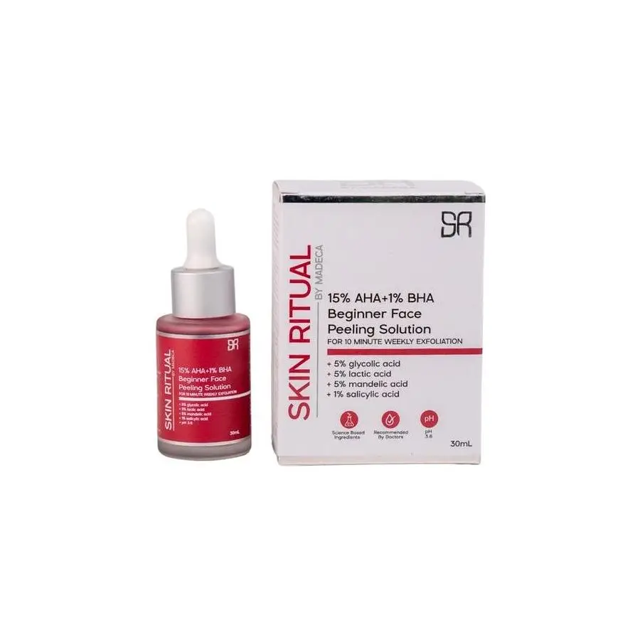 Skin Ritual 15% AHA + 1% BHA Beginner Face Peeling Solution