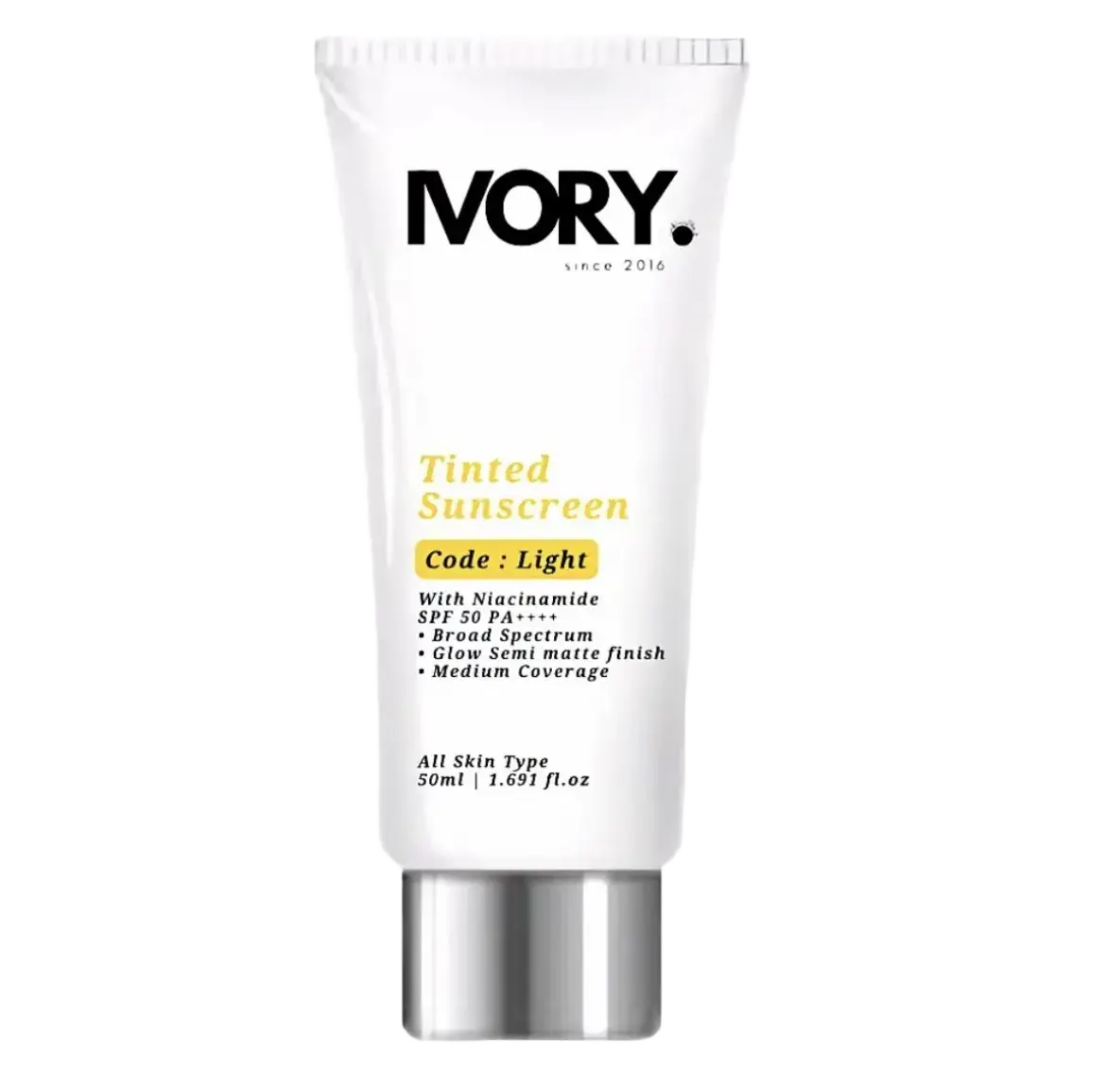 Ivory Tinted Sunscreen SPF 50 Light