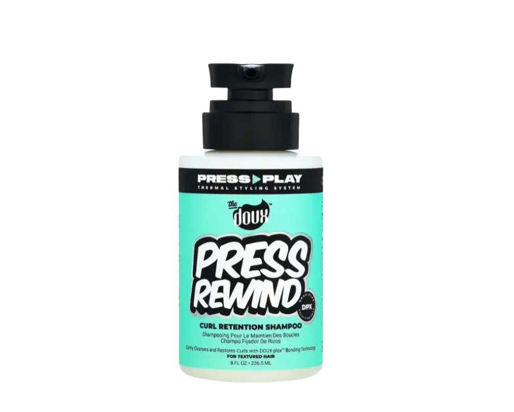 The Doux Press Rewind Curl Retention Shampoo