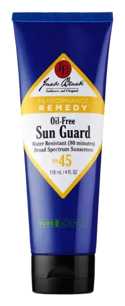 Jack Black Oil-Free Sun Guard Sunscreen Water Resistant SPF 45