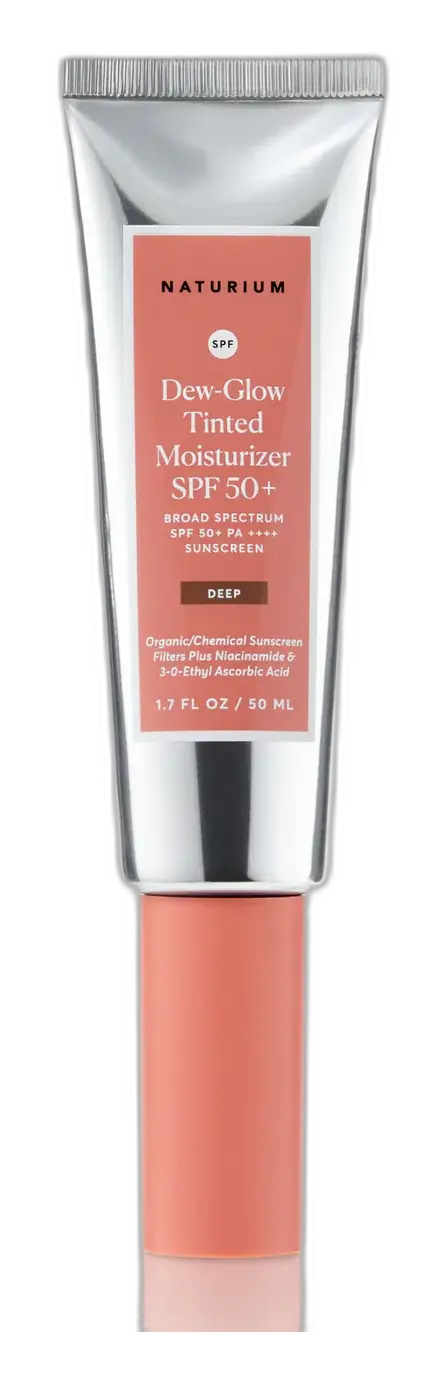 Naturium Dew-Glow Tinted Moisturizer SPF 50 Deep