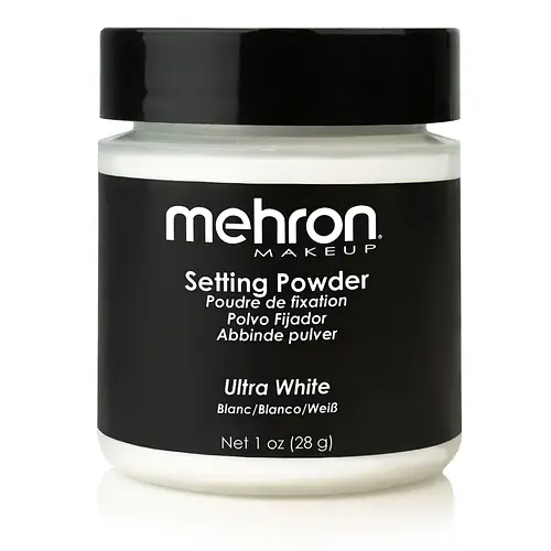 Mehron Makeup Setting Powder Ultra White