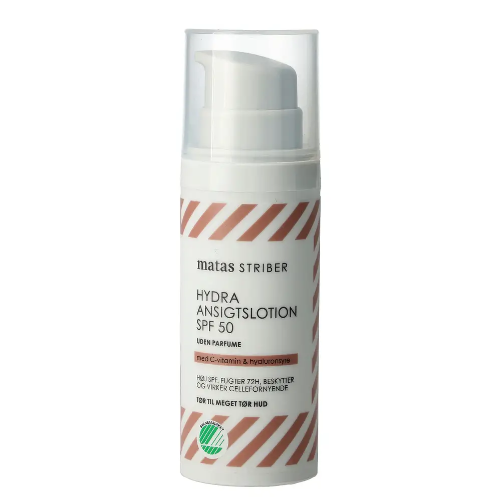 Matas Striber Hydra Ansigtslotion SPF 50 Uden Parfume