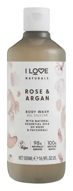 I Love Naturals Body Wash Rose & Argan