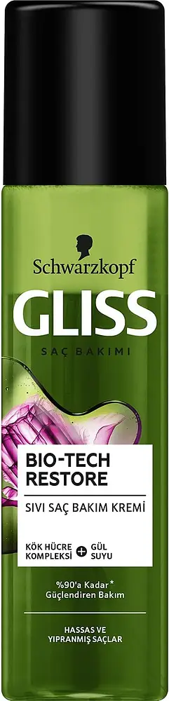 Schwarzkopf Professional Gliss Bio-Tech Restore Sıvı Saç Bakım Kremi Turkey