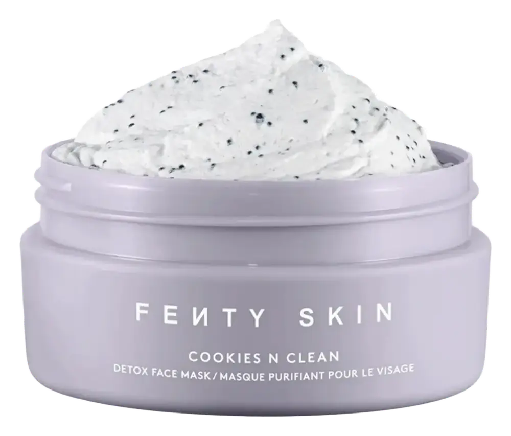 Fenty Beauty Cookies N Clean Whipped Clay Pore Detox Face Mask with Salicylic Acid + Charcoal