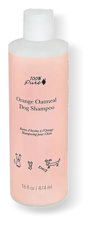 100% Pure Orange Oatmeal Dog Shampoo