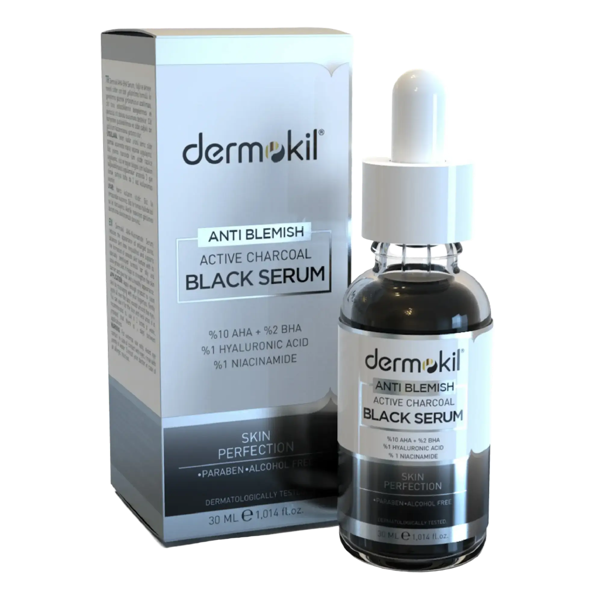 Dermokil Anti Blemish Active Charcoal Black Serum