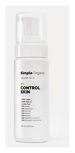 Simple Organic Espuma Facial Control Skin