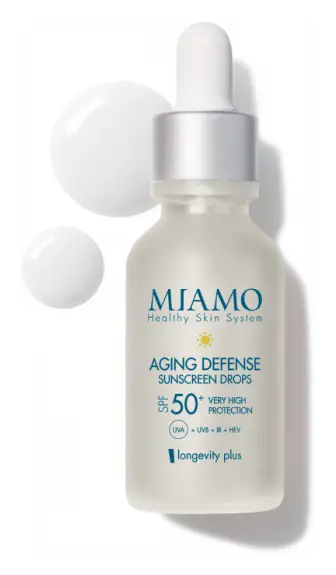 MIAMO Aging Defense Sunscreen Drops SPF 50+