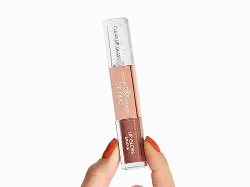 Rachel Couture Lip Duo Clear/Mocha