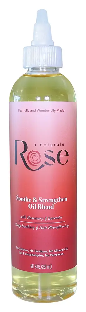 A Naturale Rose Soothe And Strengthen Oil Blend