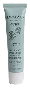 Skwalwen Botanicals Téýwilh Sweetgrass, Sage & Rose Geranium Face Cream