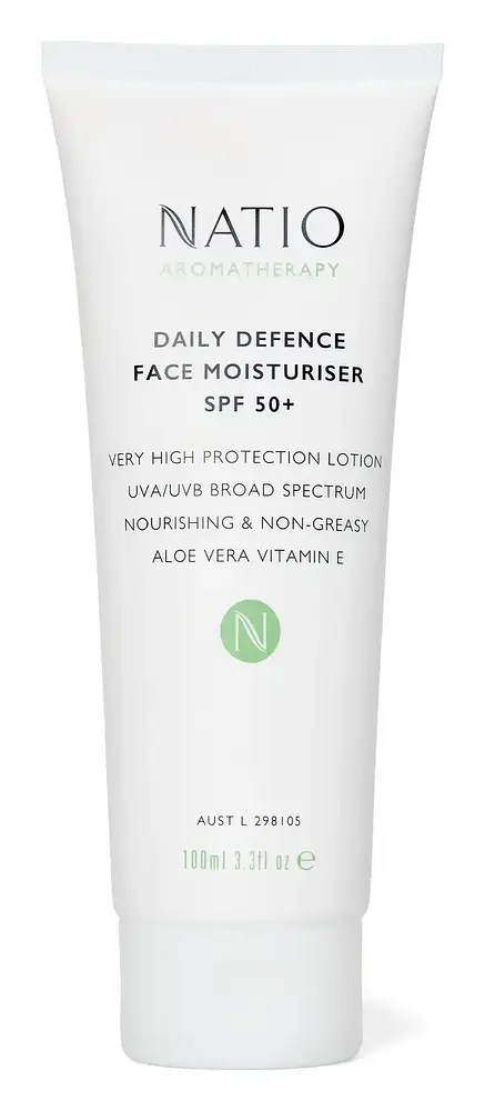 Natio Aromatherapy Daily Defence Face Moisturiser SPF 50+