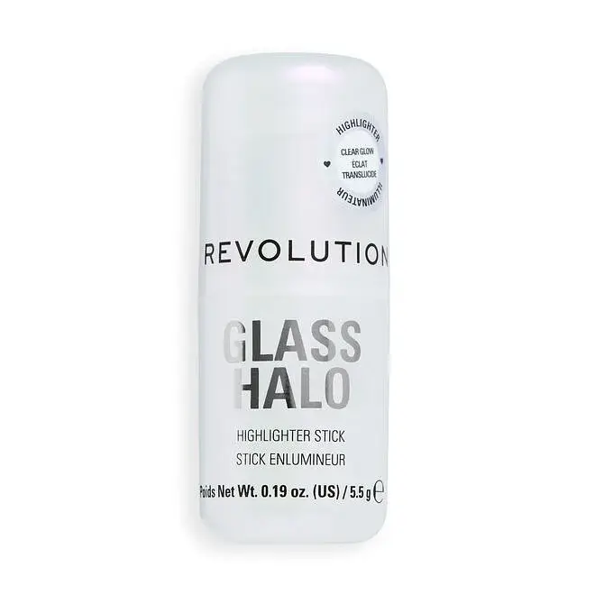 Revolution Beauty Glass Halo Highlighter Stick Clear Glow