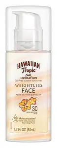 Hawaiian Tropic Silk Hydration Weightless Face Sunscreen - SPF 30
