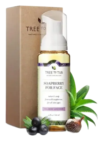 Tree to Tub Hydrating Foam Facial Cleanser for Dry, Sensitive Skin - Lavender