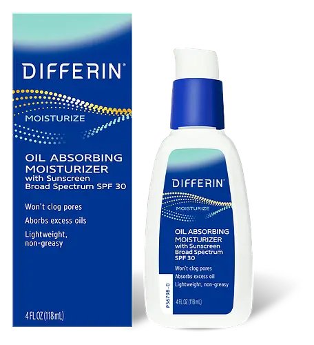 Differin Oil Absorbing Moisturizer With SPF 30