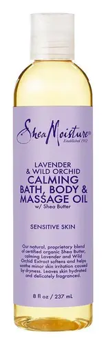 Shea Moisture Lavender & Wild Orchid Calming Bath, Body & Massage Oil