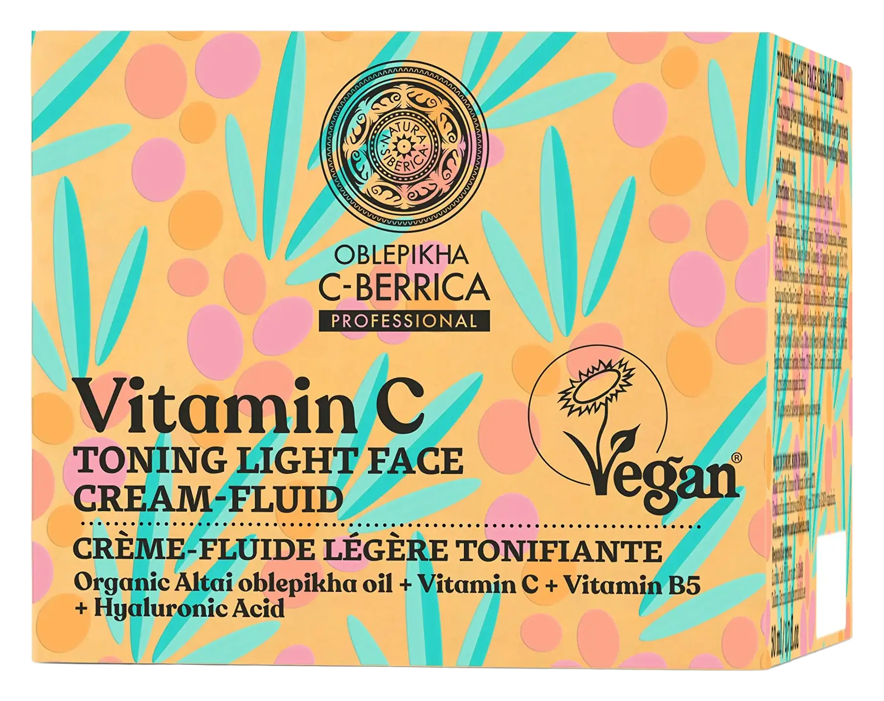 Natura Siberica Vitamin C Toning Light Face Cream-Fluid