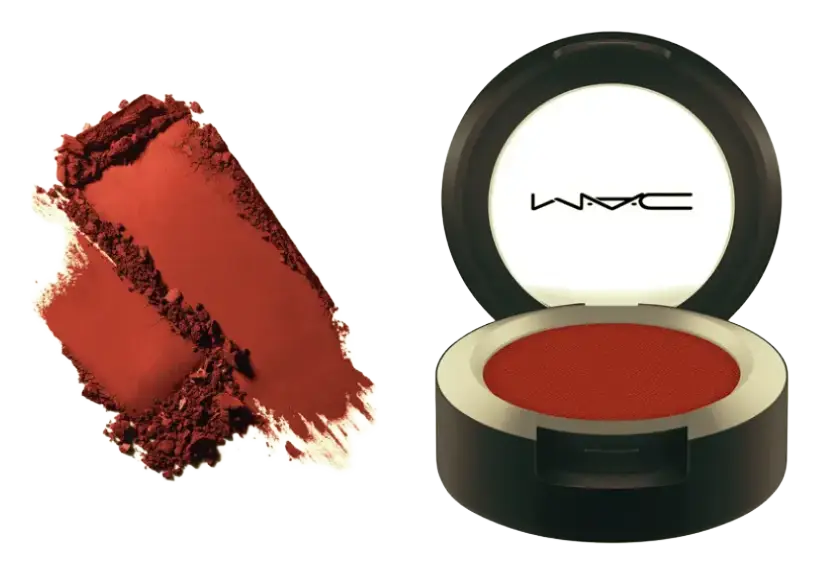Mac Cosmetics Powder Kiss Eyeshadow Shade Devoted To Chili