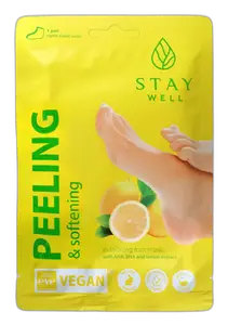 Stay Well Peeling & Softening Foot Mask Lemon