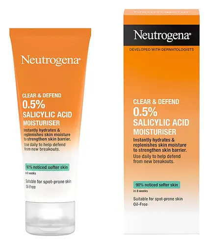 Neutrogena Clear & Defend 0.5 % Salicylic Acid Moisturiser Sweden