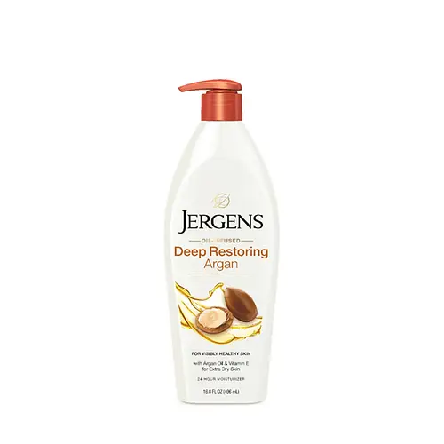 Jergens Skincare Oil-Infused 24-Hour Moisturizer Deep Restoring Argan