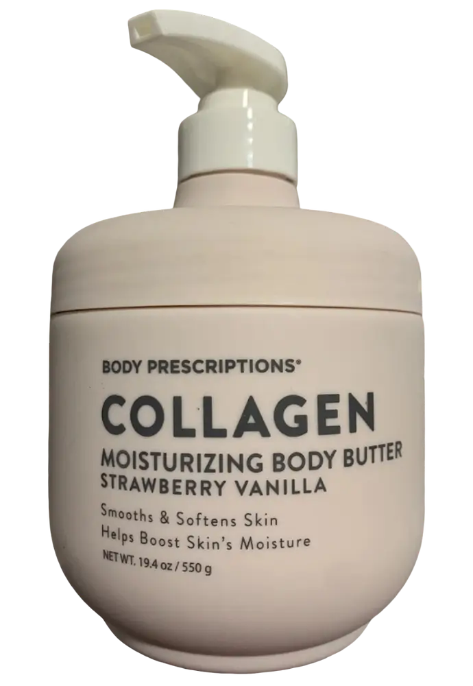 Body Prescriptions Collagen Moisturizing Body Butter Strawberry Vanilla