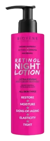 Biovène Barcelona Retinol Night Lotion Extra-Firming Body Cream Treatment