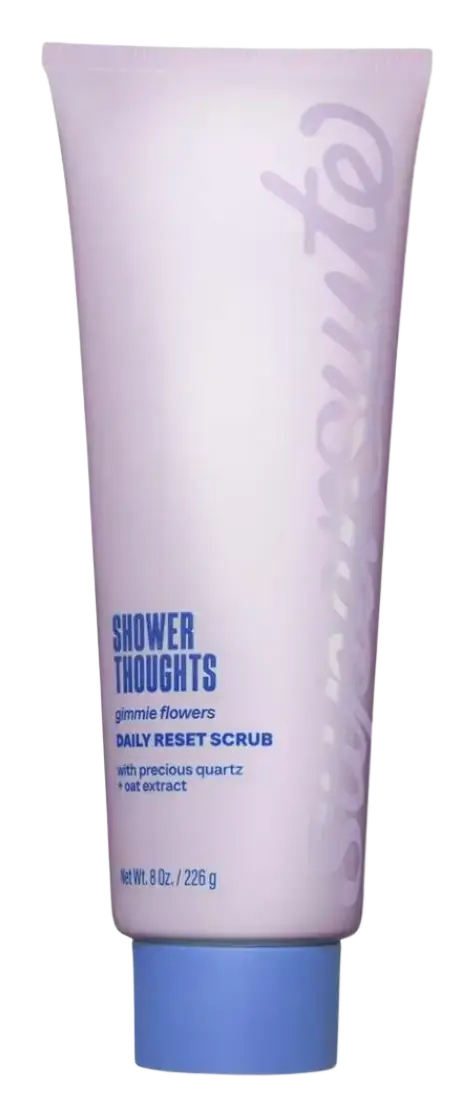 Supersuite Shower Thoughts Daily Reset Scrub Gimmie Flowers