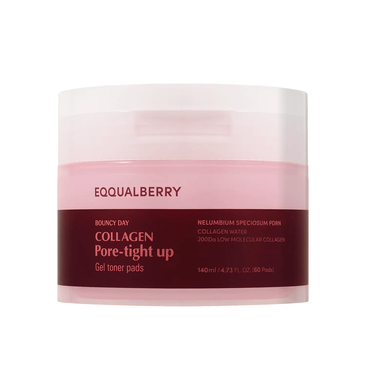 Eqqualberry Collagen Pore-Tight Up Gel Toner Pads