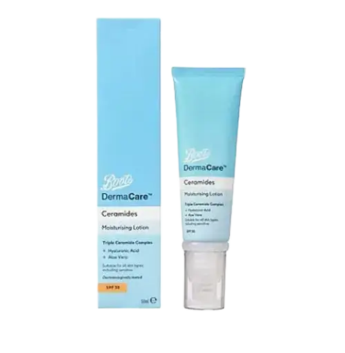 Boots Dermacare Ceramides Moisturising Lotion SPF30