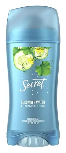 Secret Invisible Solid Antiperspirant Deodorant Cucumber Water