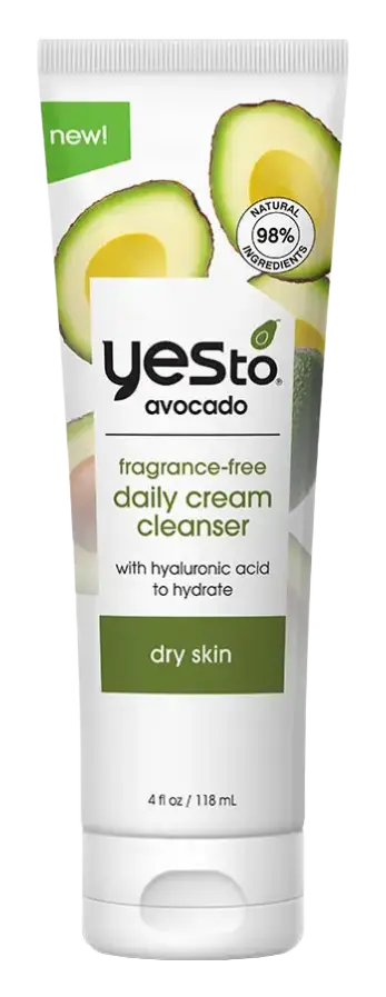 Yes To Avocado Fragrance Free Daily Cream Cleanser