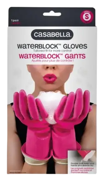Casabella Pink WaterBlock Gloves