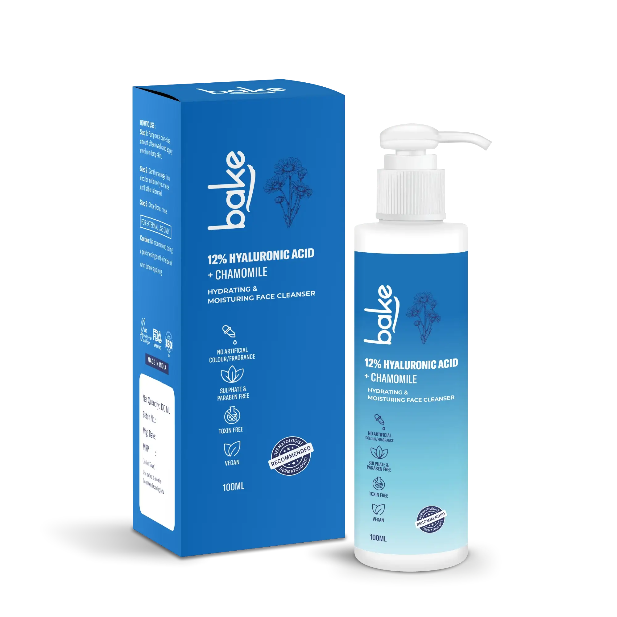 Bake 12% Hyaluronic Acid Face Cleanser