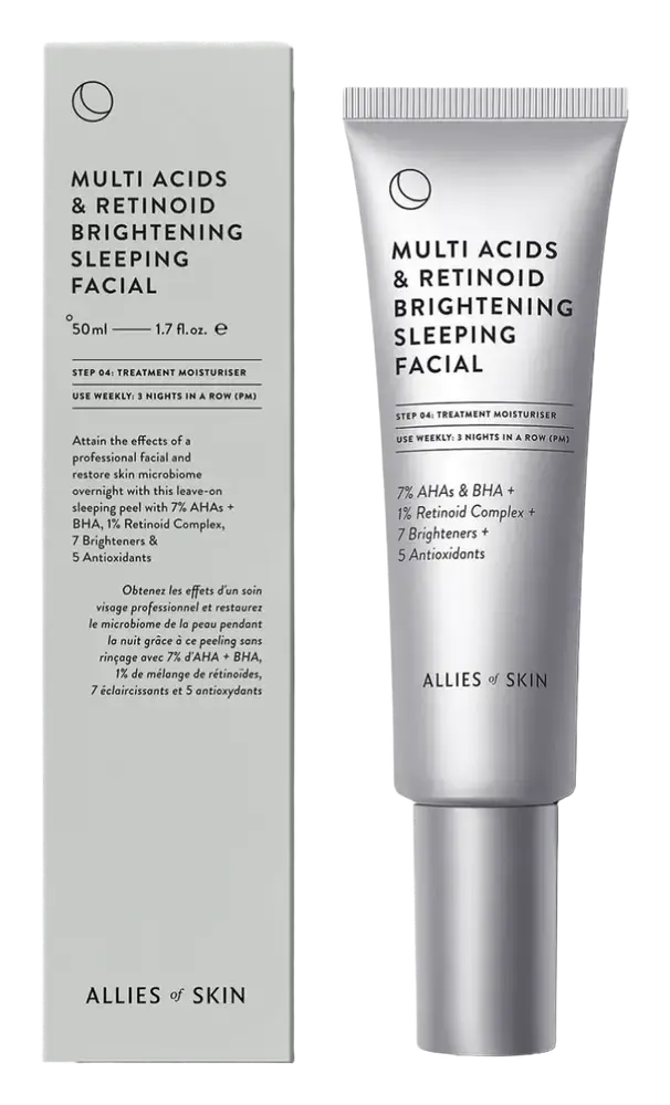 Allies of Skin Multi Acids & Retinoid Brightening Sleeping Facial
