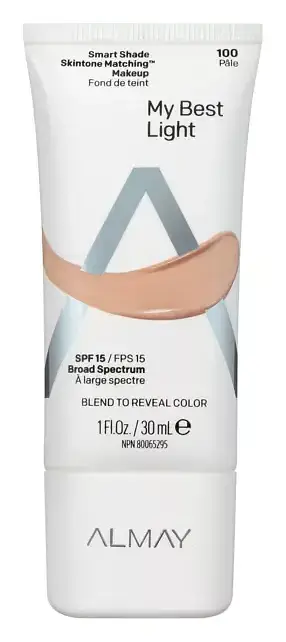 Almay Smart Shade Skintone Matching Foundation 100 My Best Light
