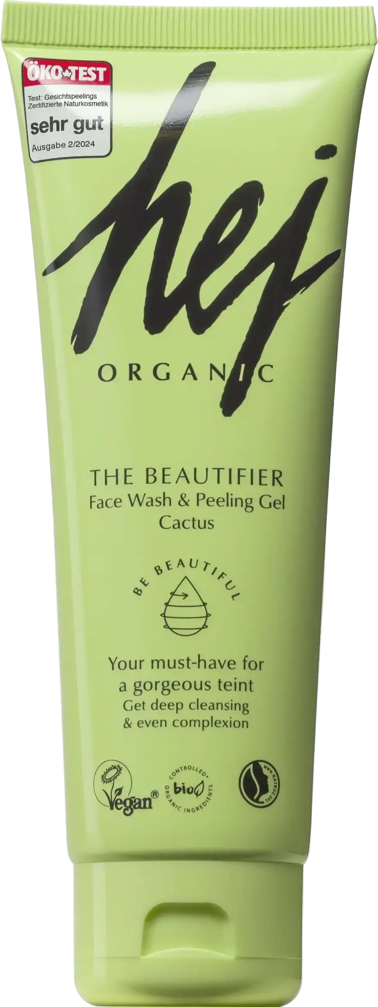 Hej Organic The Beautifier Face Wash & Peeling Gel Cactus