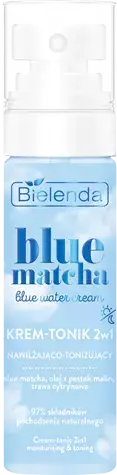 Bielenda BLUE MATCHA Blue Water Cream-Toner 2in1