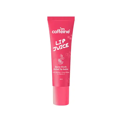 mCaffeine Lip Juice Tinted Lip Balm Berry Blush